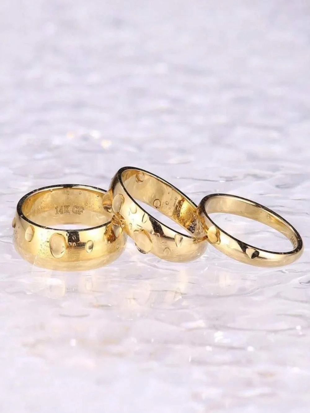 14K Gold-Finish Men's And Women’s Wedding Band - Gold⚜️⚜️